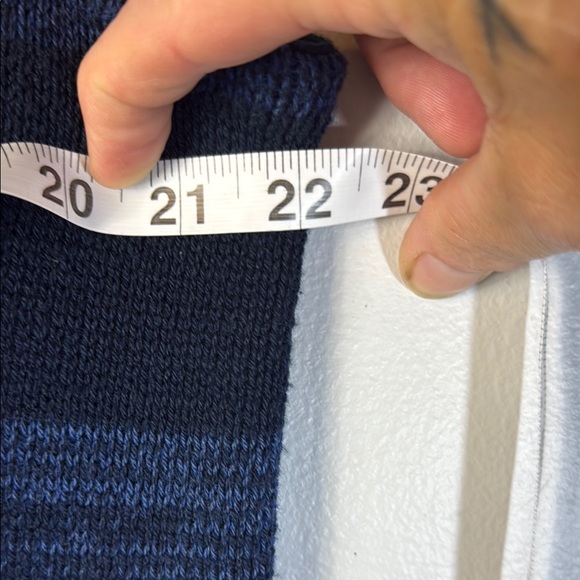 Chaps Blue and Red Southwestern Tribal Patterned Vest - Picture 10 of 10